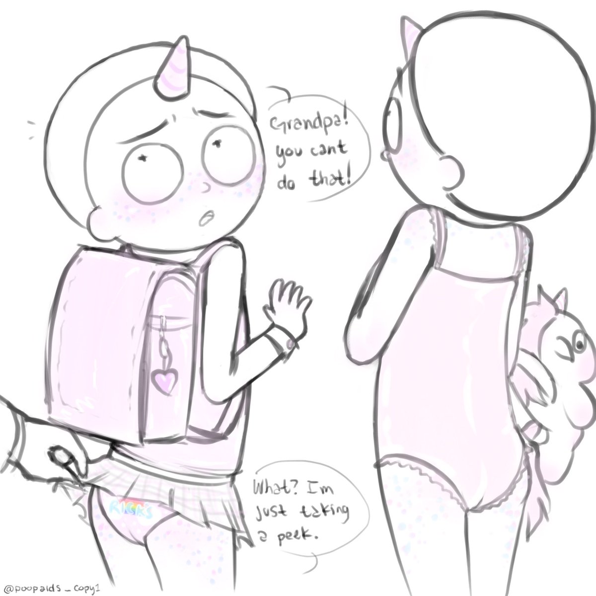 poopaids_copy1's tweet photo. im gonna steal his panties 🤤 #rickorty https://t.co/cslbGjY0RE