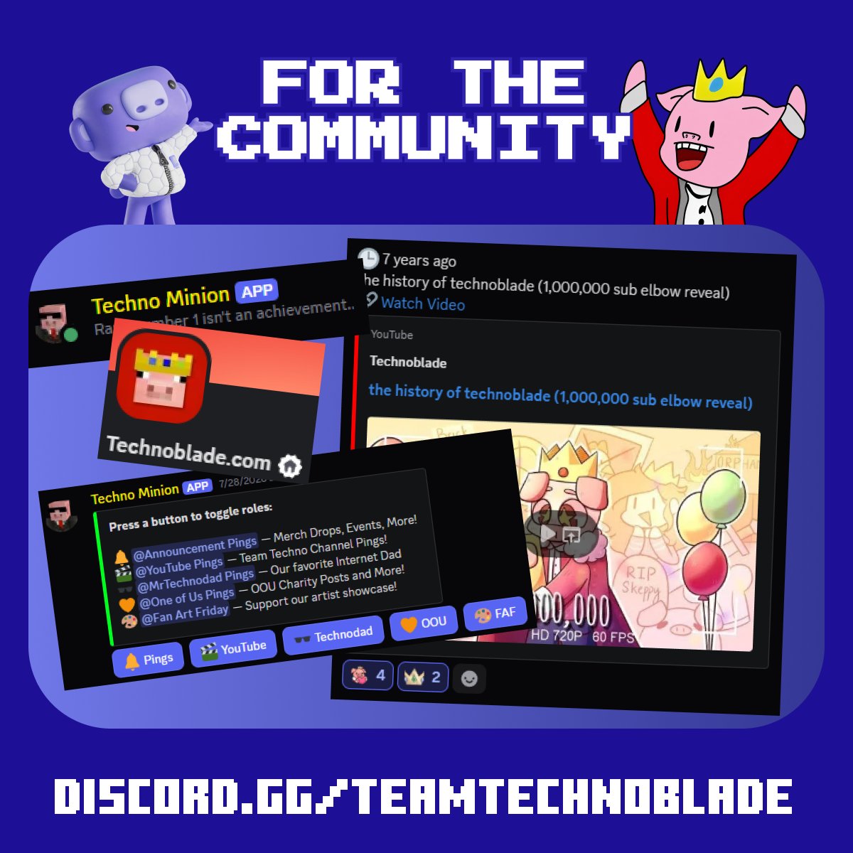 TeamTechnoblade's tweet photo. do you have Discord? awesome, so you know what to do with this: https://t.co/WsfVd6X7ve https://t.co/GqXFAyzQc9
