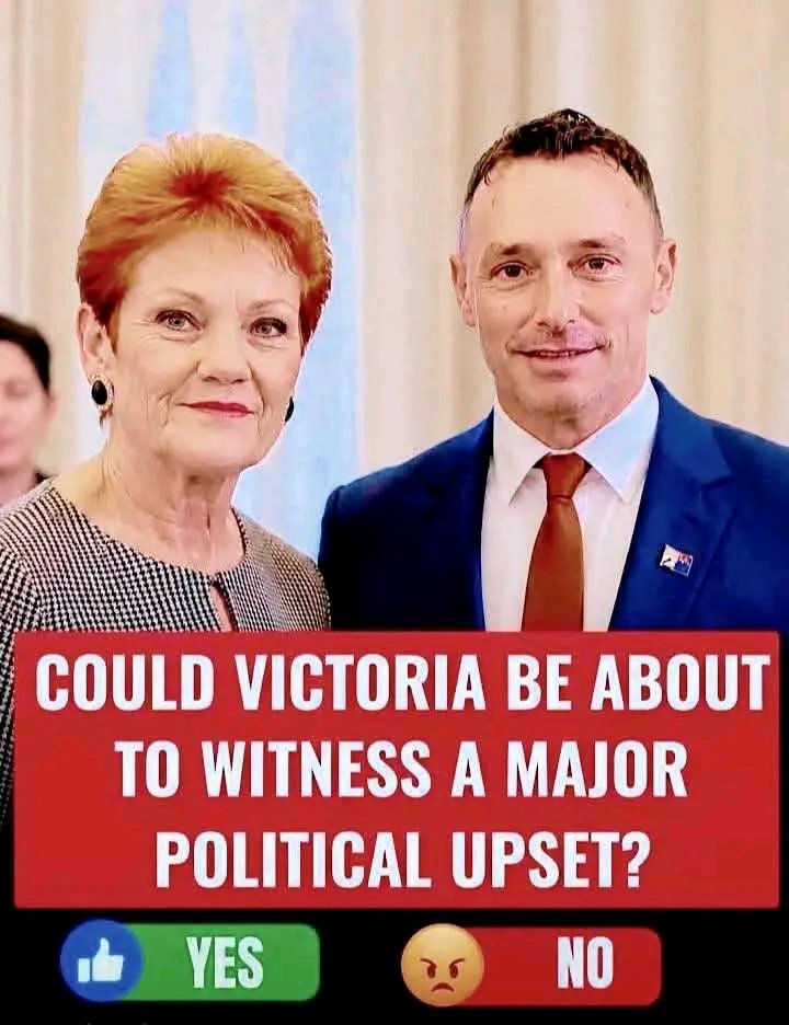 caddiesRod's tweet photo. 🇦🇺 Could Victoria be heading for a major political upset?

With political tensions rising and voter preferences shifting, could Victoria be on the verge of an unexpected result?

👍 YES — A major upset could be coming

😡 NO — Business as usual

What do you think? 👇🇦🇺 https://t.co/oWLesjEWOi
