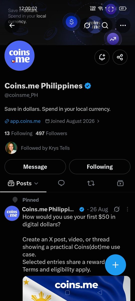 Stephbigwin's tweet photo. @GiveAwayHost @KrystelleGalano @coinsme_PH https://t.co/uQRGaXUBS2