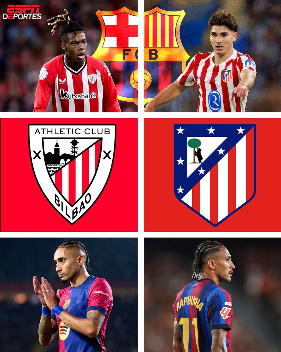 ESPNDeportes's tweet photo. Barcelona hace una oferta por un jugador. 💰

El club descarta la venta del jugador. ❌

Raphinha asume el puesto y Barcelona es campeón de La Liga. 🏆

¿La historia se repite? 👀 https://t.co/gdgMZ3RMCX