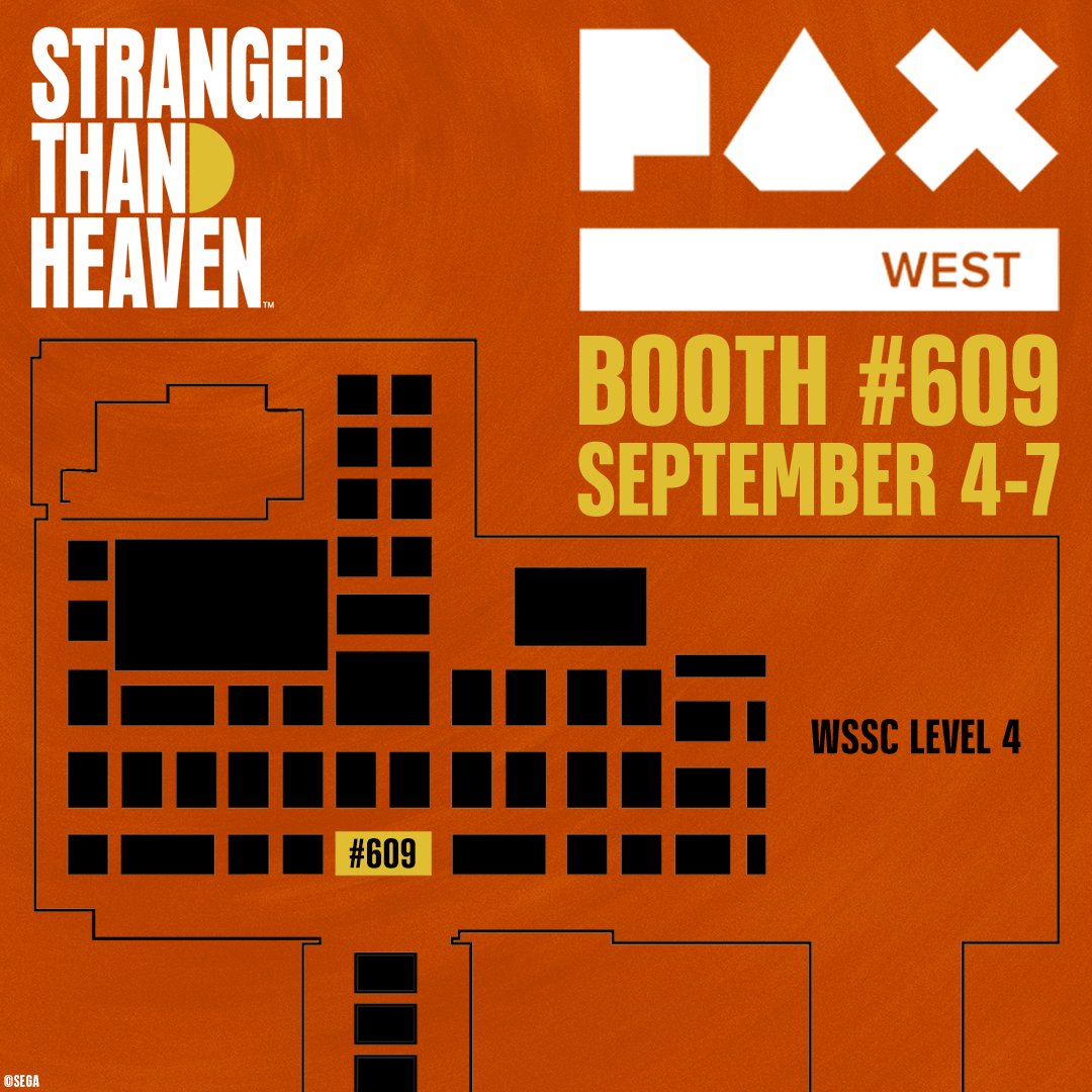STH_Game's tweet photo. Headed to #PAXWest? Stop by the STRANGER THAN HEAVEN booth and get a tote bag for playing🎮

📍Booth #609 

► STRANGER THAN HEAVEN is coming January 15, 2027. Pre-order or wishlist now. https://t.co/HgzpXTRenZ
