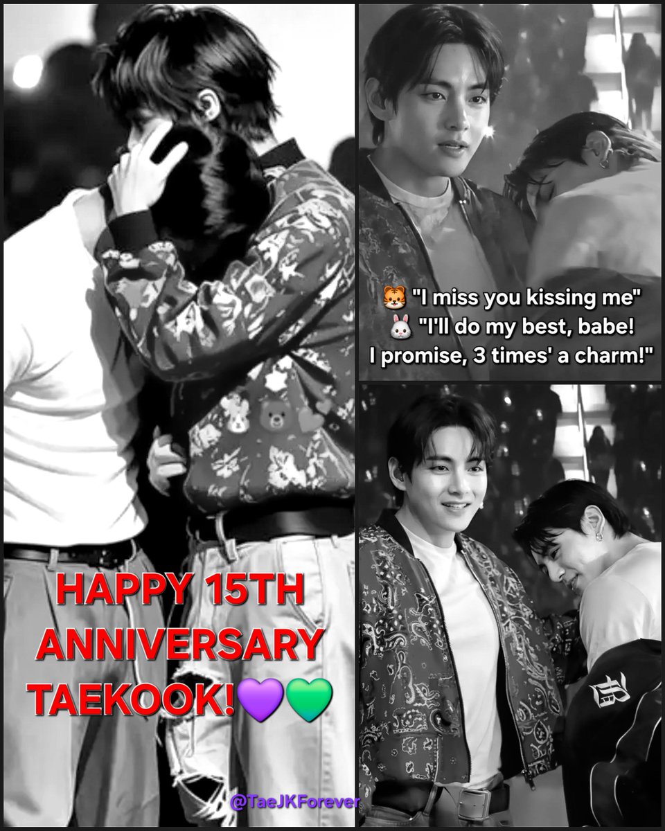 TaeJKForever's tweet photo. In 2011 a  not-yet 16 Taetae met a recently turned 14 Kookie in the BTS dorm. Those giant puppy eyes must have put his world upside-down. Kookie would later compose Begin about what Taetae meant to him from the start: YOU MADE ME BEGIN! They are still at it! HAPPY 15 ANNIVERSARY! https://t.co/uBuWEd29bN