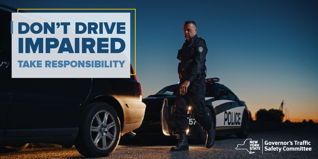 NYSGTSC's tweet photo. Hitting the road for the long holiday weekend? Be sure to slow down and savor the final days of summer. 

Through the Labor Day, law enforcement officers will be increasing patrols, looking for speeding, impaired and reckless drivers. 

If you’re planning to party, be responsible and have a safe and sober ride home. If you’re in a hurry, remember that a few miles per hour over the speed limit can have lifetime consequences. 

Buckle up, slow down, have a plan and enjoy the journey.