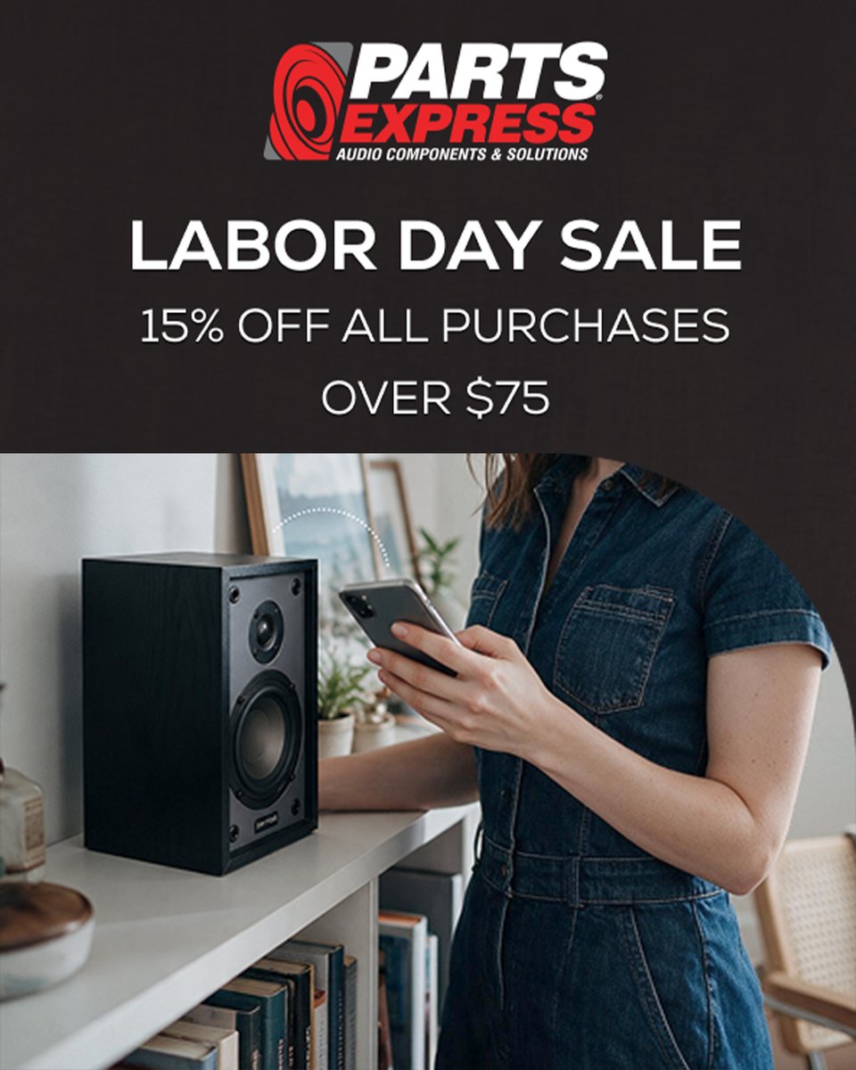 Parts_Express's tweet photo. 📣 Take 15% off your purchase of $75 or more during our Labor Day Sale.

Whether you're upgrading your system, starting a new project, or finally grabbing something from your wish list, now's a great time to save.

🛍️ Shop now at, https://t.co/Vvv1MqNp8z https://t.co/NSl8l0SzdB