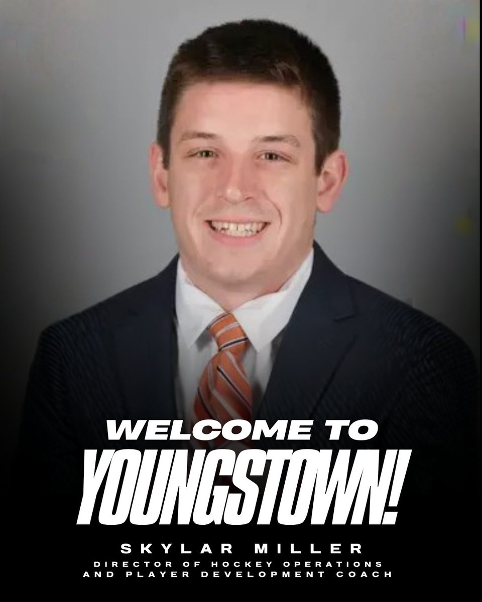 YtownPhantoms's tweet photo. WELCOME TO Y-TOWN, SKYLAR! 👋

We’re excited to announce that Skylar Miller has joined the Phantoms as our Director of Player Operations &amp; Player Development Coach! 🏒 https://t.co/7mxFrDryrB
