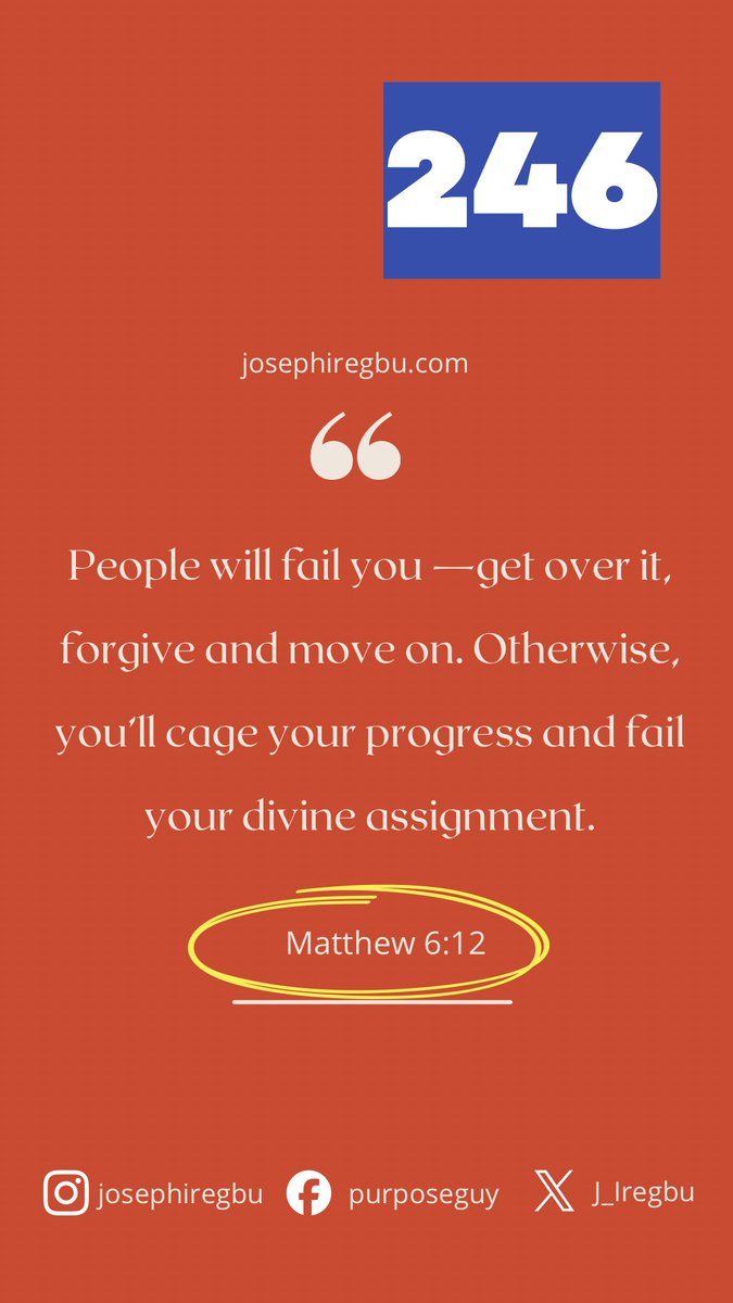 J_Iregbu's tweet photo. Forgive. Move on. Move forward.
#wordfortoday #day246 #purposeguy #forgive #moveforward https://t.co/ECFPq8bp4v