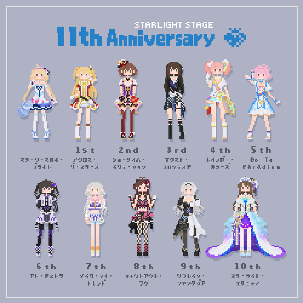 IchitaIllust's tweet photo. 遅ればせながら、デレステ11周年おめでとうございます🎉 https://t.co/5VcWbBtCPR