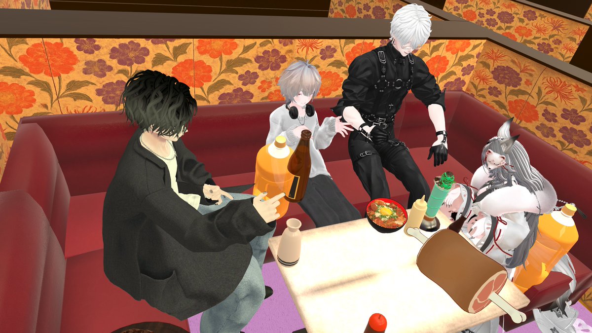 FaMichiki56_vrc's tweet photo. 初めてこんとん行ってきた！
いやぁ・・・混沌としてた・・・。
初キャバクラがここでよかったんだろうか・・・ｗ

とは言いましたが終始笑いっぱなしで楽しかったです！
#VRCこんとん https://t.co/4GnLWlnzHj