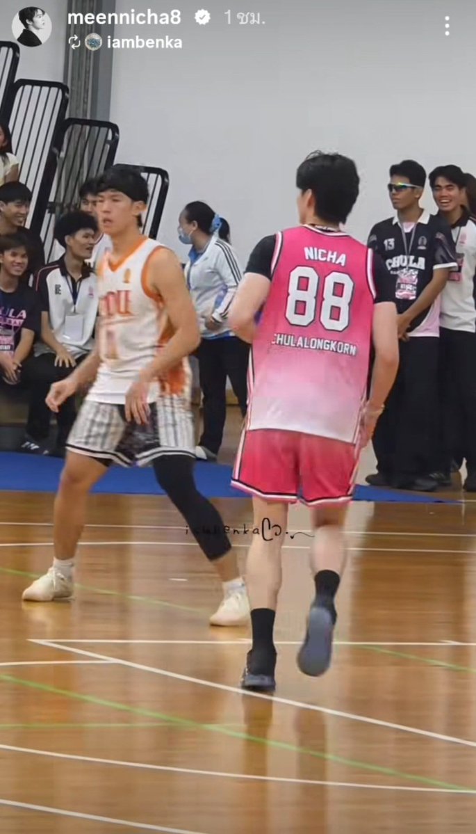 Pu68Sareeya's tweet photo. NICHA 88

MEEN8 X ChulaBasketball
#ChulaBasketball
#Meennicha8 https://t.co/t8BTFcByeK