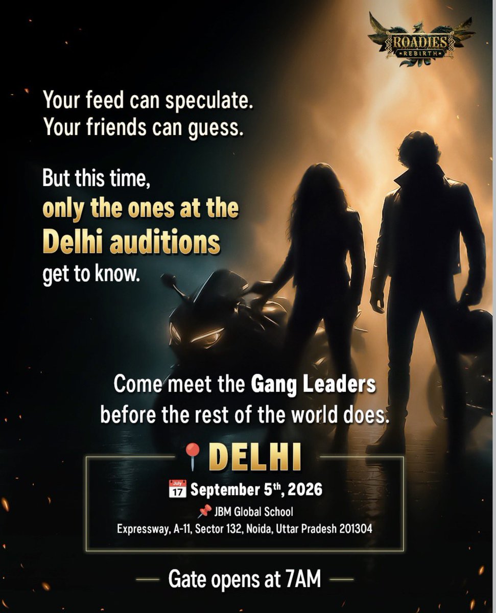 digital_newshub's tweet photo. Guess the Two New Gang Leader 👀🤔

#MTVRoadies https://t.co/1HlMPxPpAi