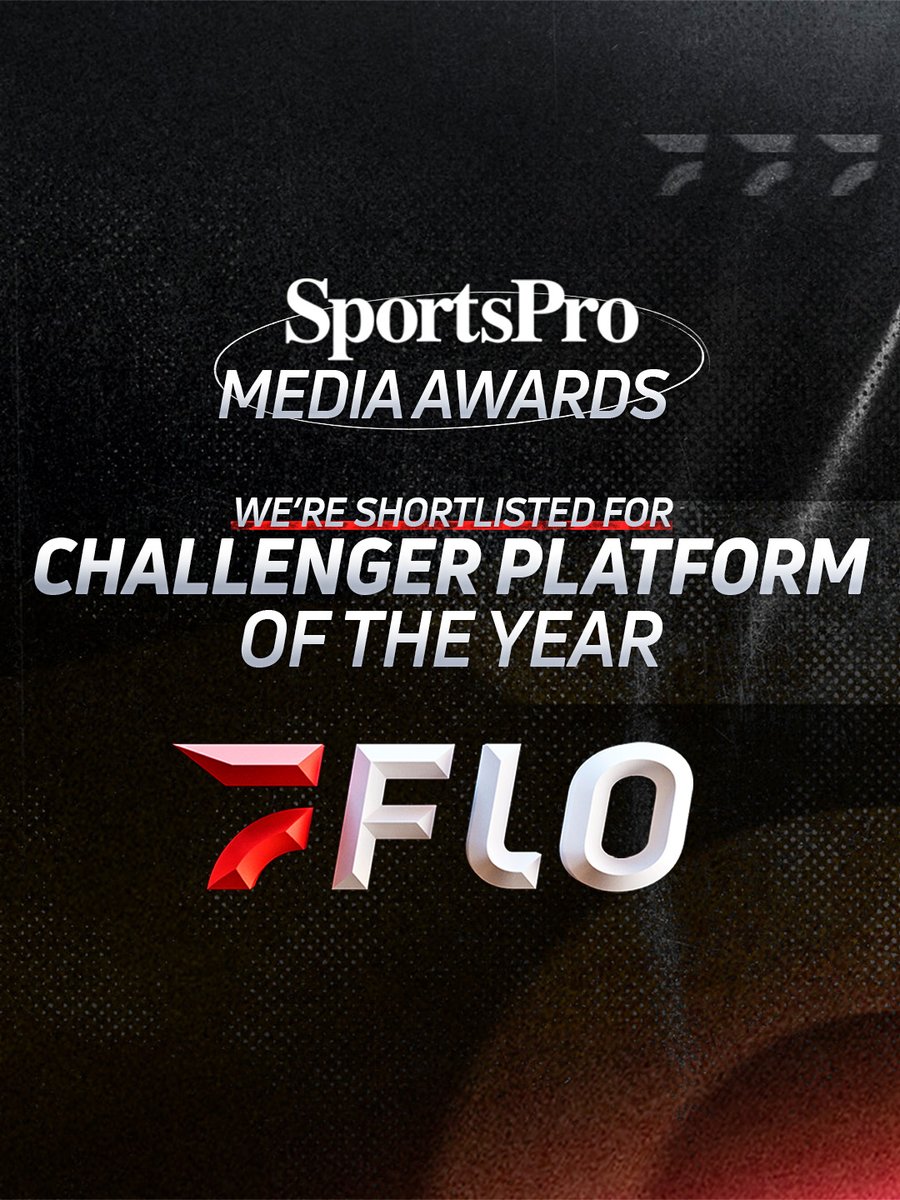 flosports's tweet photo. Honored to be recognized by @SportsPro as a Challenger Platform of the Year in the 2026 SportsPro Media Awards. We are pushing the boundaries, reinventing the sports media business for the 'other 99%'.

Read more here: https://t.co/sQD6blOOeI https://t.co/OxjdwwOOvA