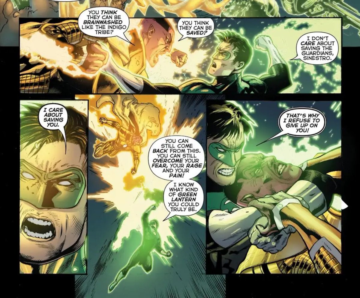 AcervoLanternas's tweet photo. "Você acha mesmo que eles podem ser salvos?"
"Eu não me importo em salvar os guardiões Sinestro. Eu me importo em salvar você" https://t.co/MTdCf5y67N