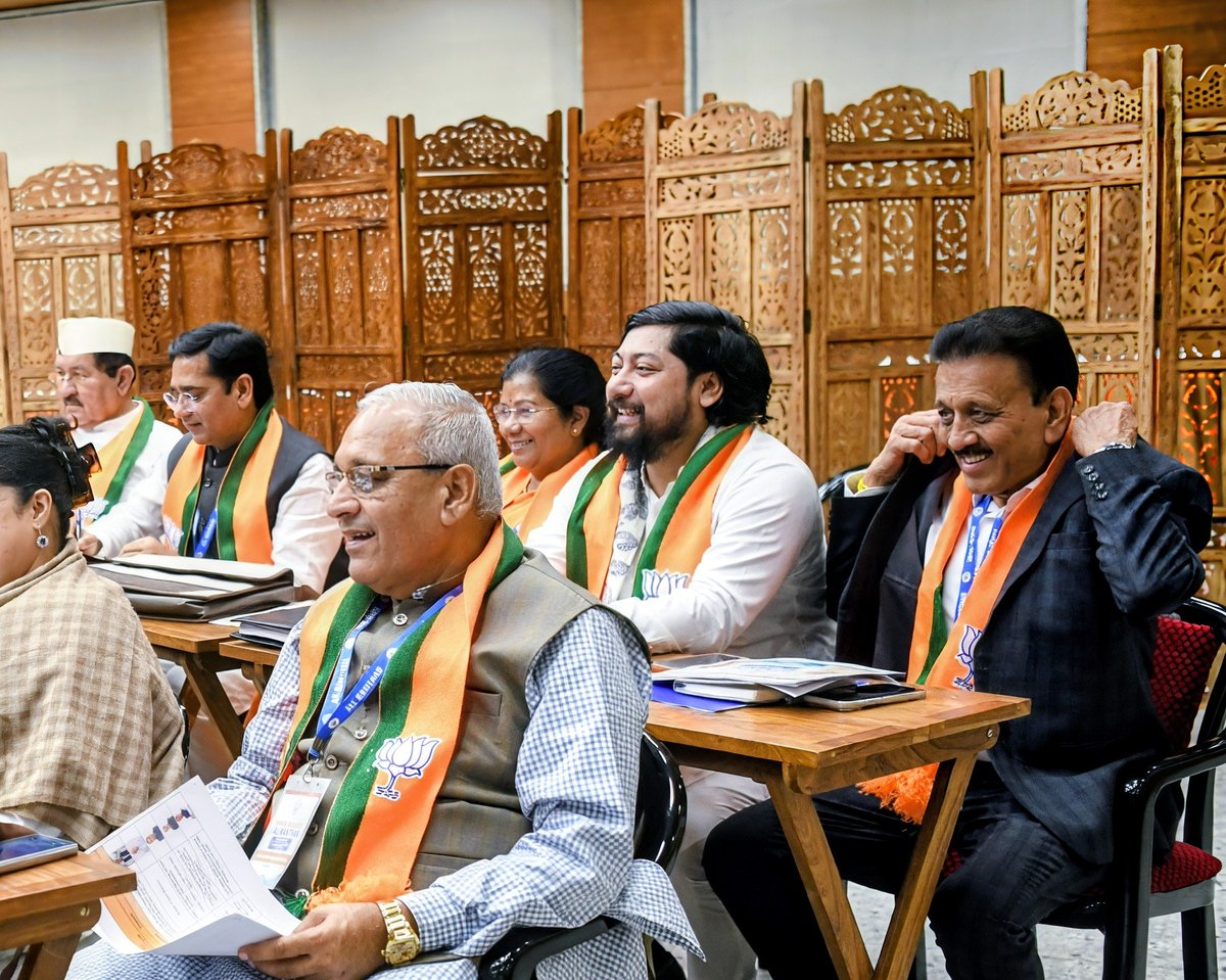 NisithPramanik's tweet photo. Glimpses of Day 2 of Jal Manthan 2026, held today in New Delhi — marked by meaningful discussions and collaborative dialogue focused on strengthening India’s water security and advancing the vision of a Jal Samriddh Bharat. 🇮🇳💧

#JalManthan2026 #JalShakti #WaterSecurity #ViksitBharat
