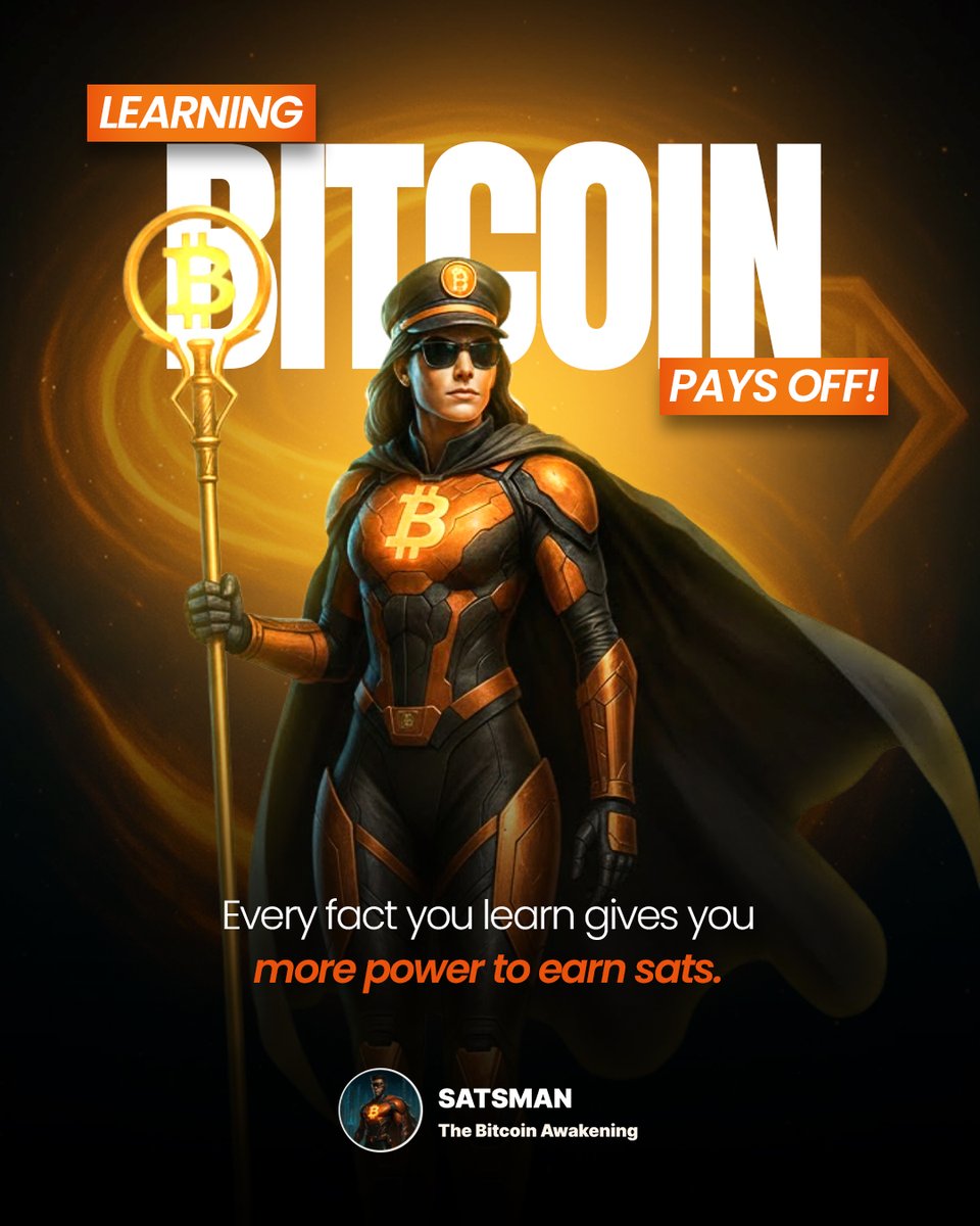 AZhyhun's tweet photo. New to Bitcoin? Start your journey the right way. 🚀 Satsman is the ultimate onboarding platform where you learn about Bitcoin and earn real sats for it. No empty promises, just real rewards. Check it out: https://t.co/u6pC4vGlQp
#OnlineWork
#OnlineBusiness
#OnlineEntrepreneur https://t.co/dst8wd3rYX