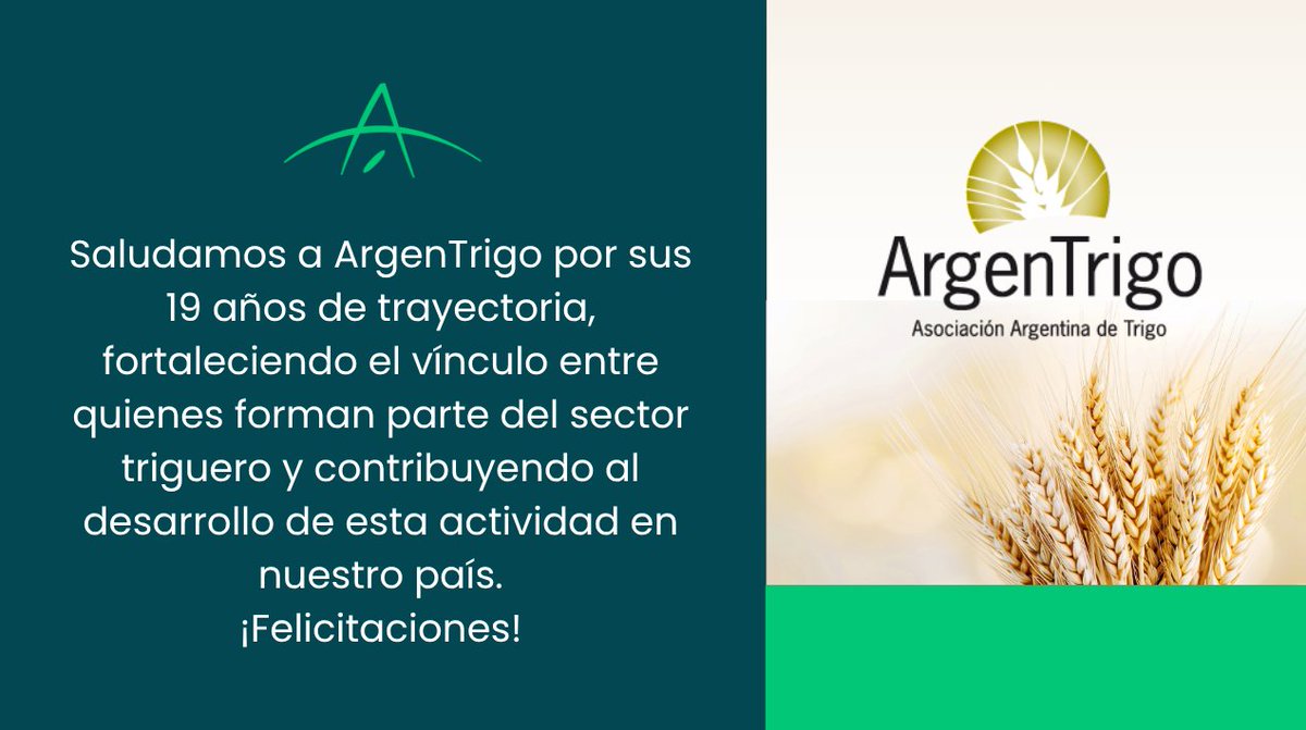 ArpovARG's tweet photo. ¡Felicitaciones ArgenTrigo! https://t.co/i9Bf3nwihC
