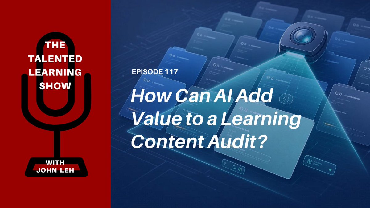 JohnLeh's tweet photo. Is your #LMS #content complete, accurate + up-to-date?  Not sure? It happens. But losing sight of these realities can have serious compliance + biz issues. How can an #AI-based #audit help?  Join me as I talk with https://t.co/rkqzfxJwrW's Robert Gadd ▶️https://t.co/xFedyP9CgU https://t.co/mBXIjTDo1p