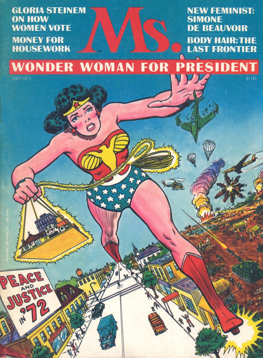 _DCCBRASIL's tweet photo. Faleceu hoje a ativista pelos direitos das mulheres Gloria Steinem, aos 92 anos

Quando a DC tirou os poderes e o clássico traje da Mulher-Maravilha de William Marston, ela escreveu um artigo para envergonhar a editora e fazê-los restaurar a personagem para que as pessoas pudessem conhecer a verdadeira Diana.