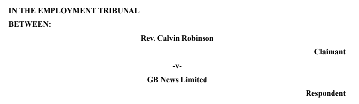 calvinrobinson's tweet photo. A month to go before I get my day in court, so to speak.

I will finally be able to make public what really went down at GB News.

We will demonstrate how they are controlled opposition and operate as containment for the liberal establishment. In my tribunal, we will prove that they discriminated against social conservatives and Christians.

Free speech my back foot...
