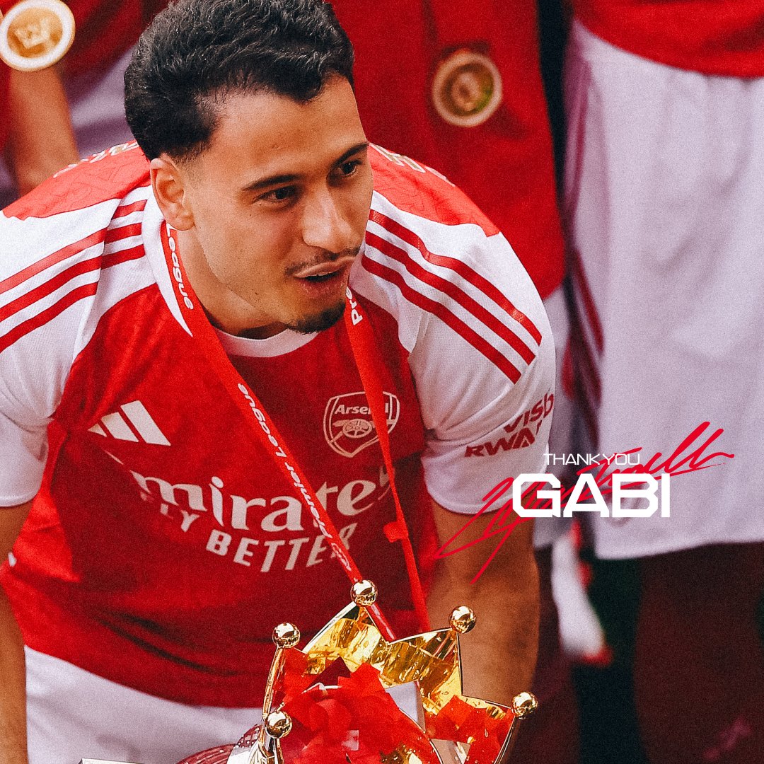 Arsenal's tweet photo. Forever a Gunner ❤️

The club can confirm that Gabriel Martinelli has joined Al-Hilal on a permanent deal.

Thank you for everything and best of luck, Gabi 🤝