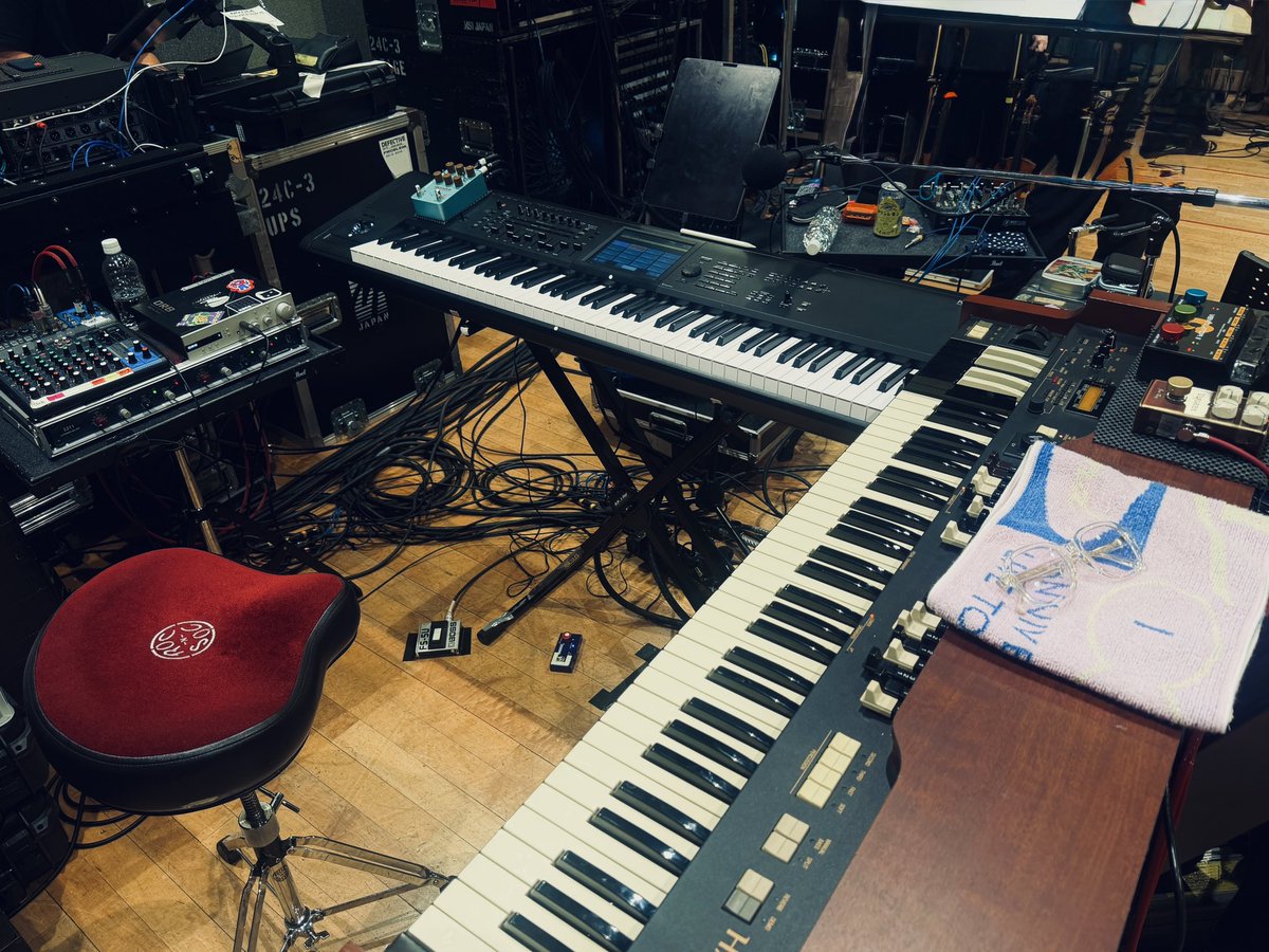 0205Pf's tweet photo. "Inori Minase OPEN AIR LIVE 2026
  Summer Challenger"

全8日間のリハ終了！！

今回も参加できて幸🎹

いのりちゃんと最高のメンバーと全力でバンドしますー！！

来週楽しみ〜

#水瀬いのり 
#コタツはじめました https://t.co/6xYYoaSyXP