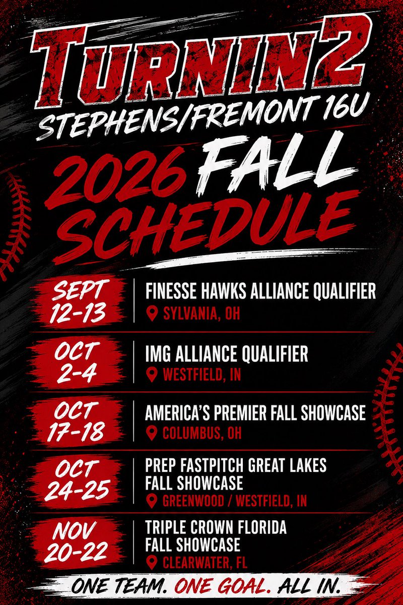 T2Stephens's tweet photo. Fall schedule starting 🔜‼️ Come check us out! https://t.co/D9LIzpmZxq