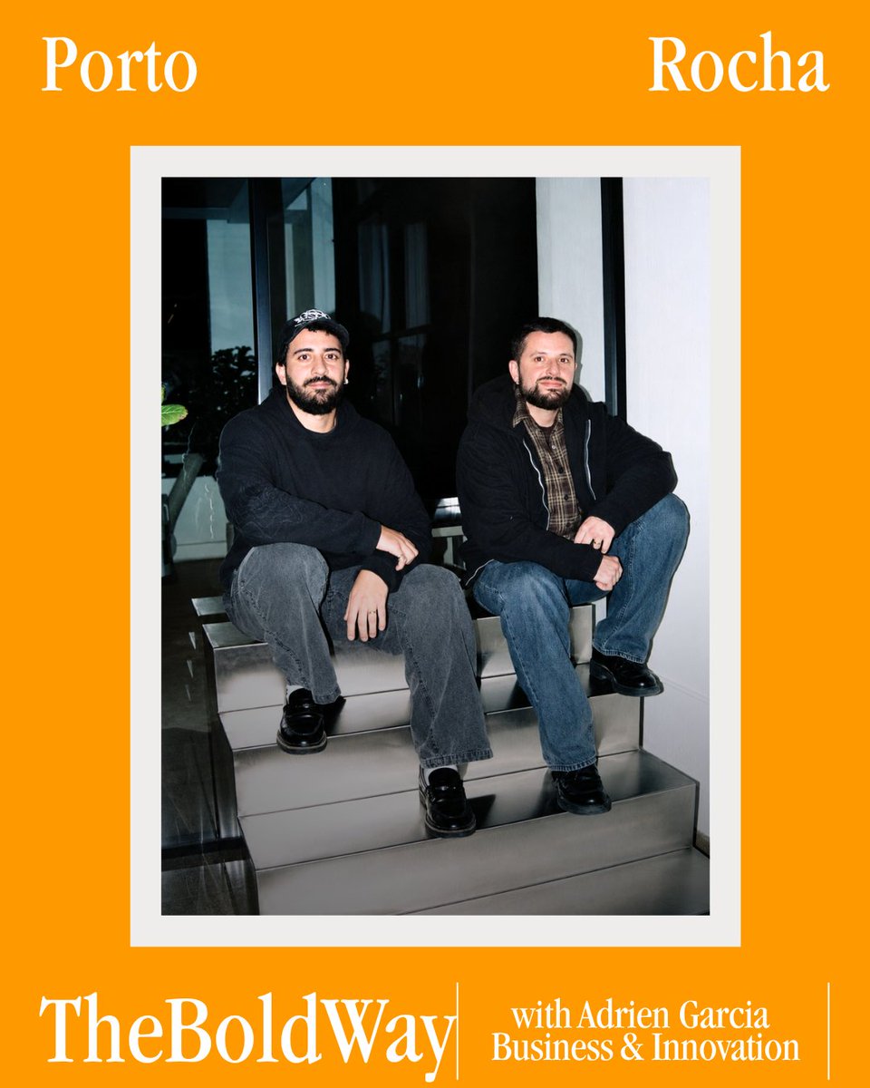 AdrienVGarcia's tweet photo. They launched their independent studio three months before Covid. Today, they design global systems for Nike Run and Google Gemini.

PORTO ROCHA on obvious ideas, creative disagreement, AI’s threat to junior designers and why they refuse free pitches.

🎧 https://t.co/bMJtP2JMdB https://t.co/AphdGhNcMz