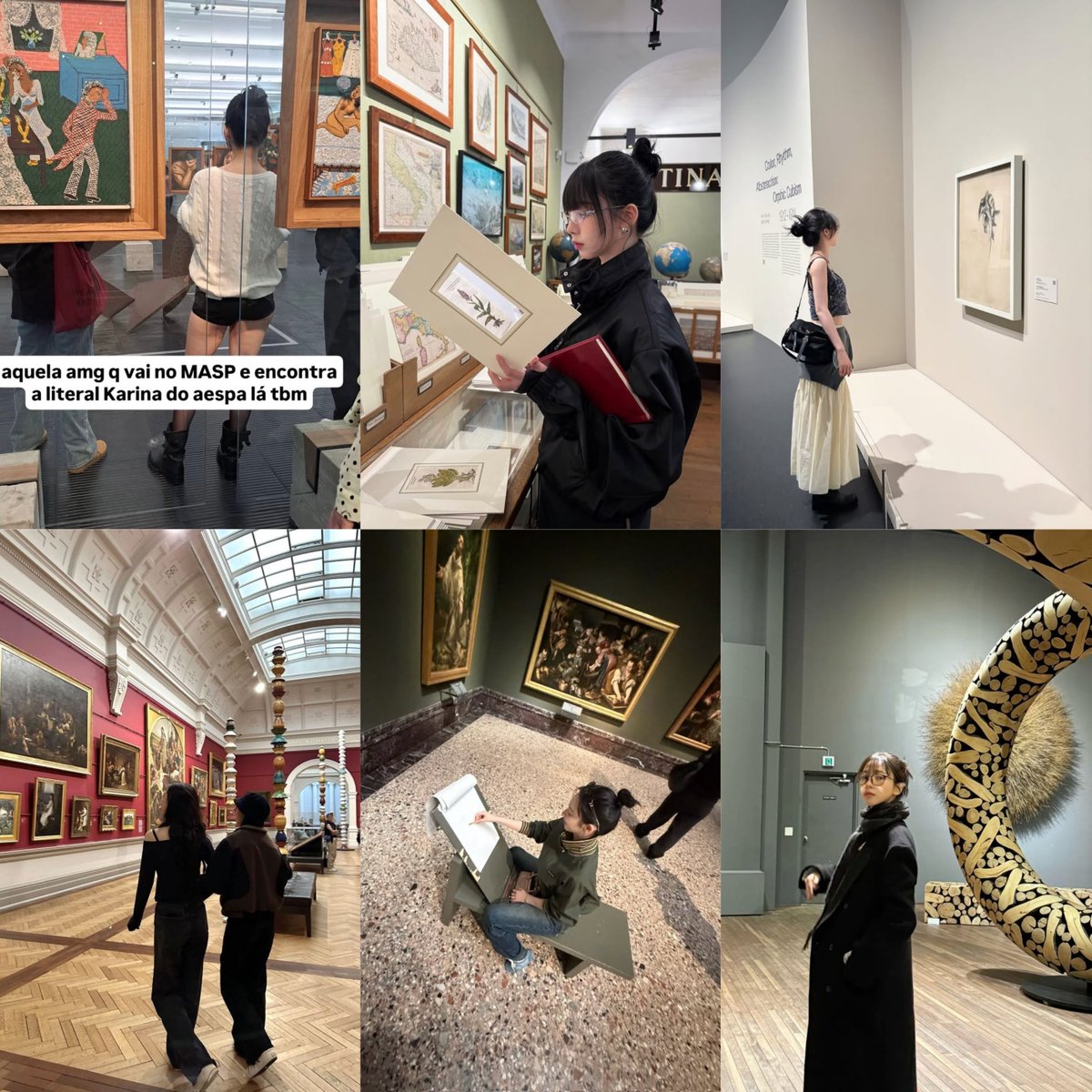 forleaderina's tweet photo. she loves art so much 💙 https://t.co/FO54TVY2U3
