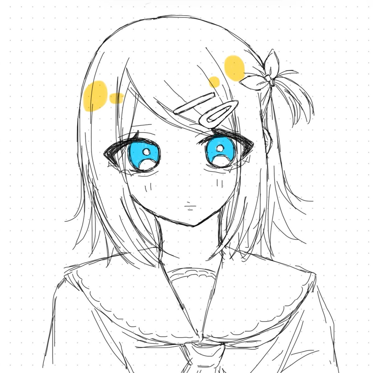 nnne_0708's tweet photo. リンちゃん推しです
＃鏡音リン　＃イラスト　＃VOCALOID https://t.co/G427RKXBWO