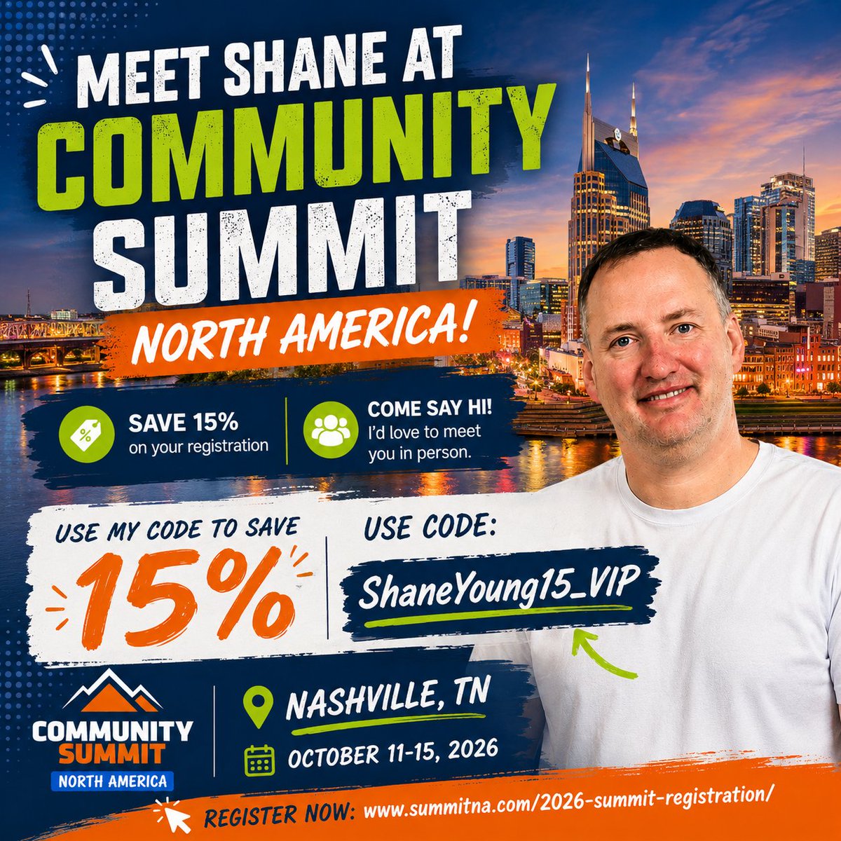 PowerApps911's tweet photo. Time is running out to sign up for #CommunitySummit North America!

If you're already planning to attend, you may as well save some money while you're at it.

Use Shane's code ShaneYoung15_VIP to save 15% on your registration.

👉 https://t.co/wbCQZFDJeY

#Microsoft #Dynamics365 https://t.co/YeDSTNAbU0