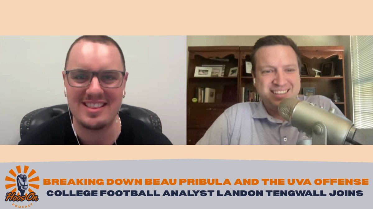 PrestonWillett's tweet photo. 🚨Hoos On Podcast with @LandonTengwall!

Breaking Down Beau Pribula and the UVA Offense:
⚔️Beau's "Perfect" Scheme
🏈Surprising NFL Comp for Pribula
🚚UVA O-Line Delivers
👀Beau's Eye Opening Moment at Penn State

Apple: https://t.co/PGfjWrNsNk
YouTube: https://t.co/p8vzBGlFRZ https://t.co/5wbPkSpItH