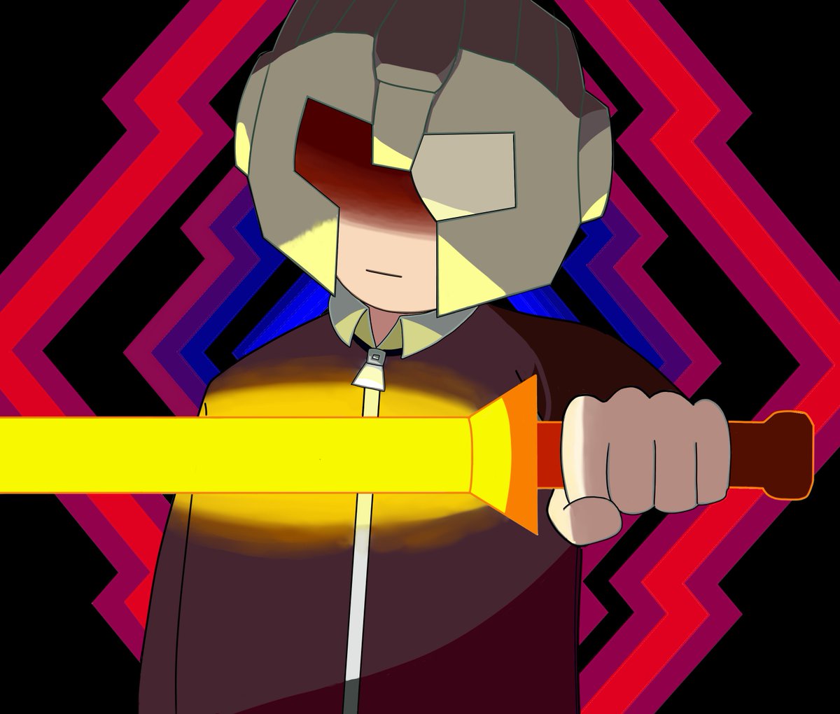 NowherePolaris's tweet photo. I'll be uploading more of my older art (4+ years) until i'm up to date with what i'm doing now, it's not much but whatever.  So have a fanart of the masked man from mother 3  #mother3 #earthbound #fanart #artshare https://t.co/UHNTYePhsV