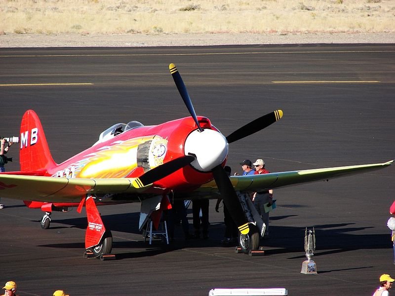 FlyJipe's tweet photo. September Fury, given the race number 232, is a highly modified Hawker Sea Fury that is a regular racer at the Reno Air Races. https://t.co/WkZ3VcRU2K