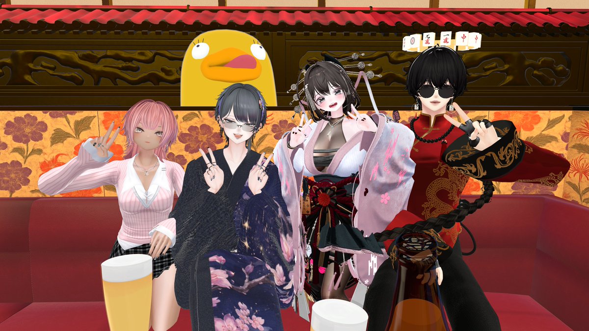 Aryutashu's tweet photo. #VRCこんとん
初めて行ってきた！
ヤニカス酒カスドラゴンからの超絶さわがしいしりとり
最後はチル会話で整ってきた！
将軍バトルではフレンドのチャレンジを見守っていましたけど残念ながら将軍にはなれず…
自分もいつか挑戦してみたーい！ https://t.co/qU5SZxPymL