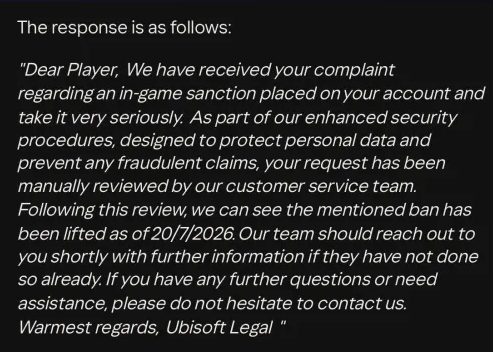 Wjndyy's tweet photo. 🚨 For those legit R6S Players that got banned in this last unfair banwave 🚨

If you’ve tried appealing through Ubisoft Support and keep getting the same useless automated/AI generated replies, there is another option you should know about

SignalConso: https://t.co/uYNFx82ncX

SignalConso is a French government platform for reporting consumer issues. It can take around 1 month to get a response, but the important part is that your case is actually reviewed and forwarded to the company, not to an AI system.

Ubisoft has to respond to the report instead of simply sending you another generic support response

I’ve seen multiple cases where players who got nowhere with Ubisoft Support had their situation properly reviewed after going through SignalConso. I will add some proof so that you can see how does it looks like

⚠️ This is NOT a guaranteed unban.

But if Ubisoft Support keeps giving you copy-pasted answers and closing your case, you have nothing to lose by escalating it through the proper consumer complaint channel

Feel free to share this with anyone currently fighting an R6S ban.