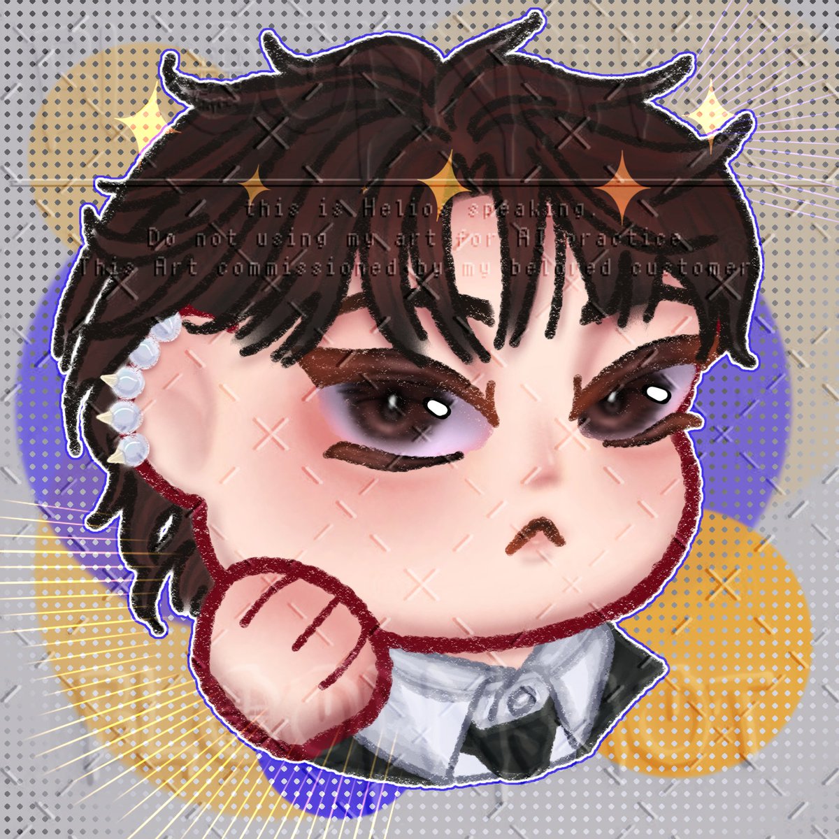 Mccyart_'s tweet photo. @artistmenfess Hayyiee! Kebetulan bgt baru selesain komis chibi hari ini! Mungkin tertarik https://t.co/gaYs0hM25w