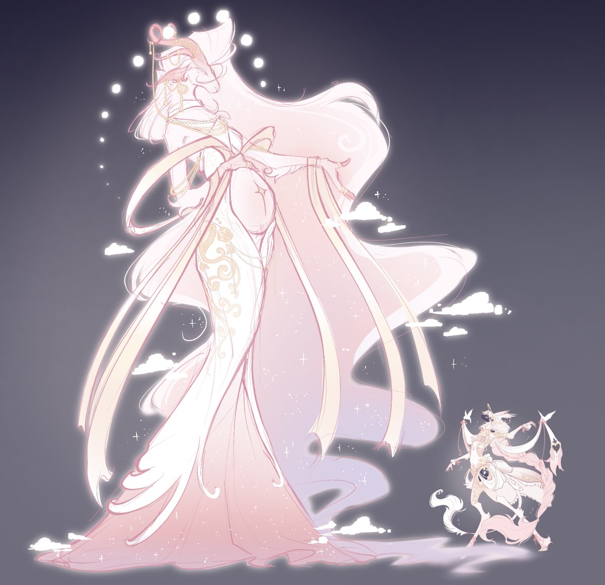 FarahRi_NyoOm's tweet photo. Sorry I’ve been having art blocks here and there and also getting busier, here’s Rosemary in all her glory  (+  Ivory)

#art #furryartㅤㅤㅤ #furry https://t.co/1DOmhgHWzG