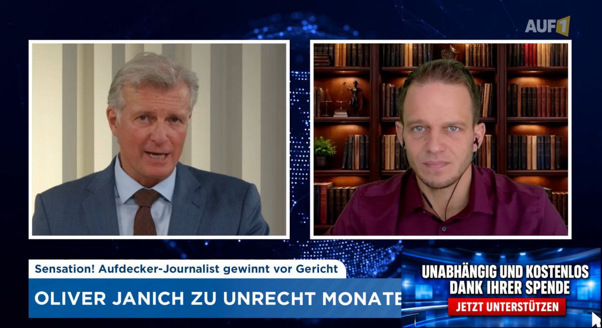 Haintz_MediaLaw's tweet photo. Sensation: Publizist Oliver Janich gewinnt Verfassungsbeschwerde – wir veröffentlichen die Entscheidung des Bundesverfassungsgerichts exklusiv auf HAINTZmedia

5 Monate saß er in (rechtswidriger) Abschiebehaft auf den Philippinen. Nun hat das Bundesverfassungsgericht Janich recht gegeben. Sein Fall wird neu aufgerollt. Eine herbe Klatsche für die bayerische Justiz.

Ein Beitrag von Rechtsanwalt Markus Haintz auf HAINTZmedia.