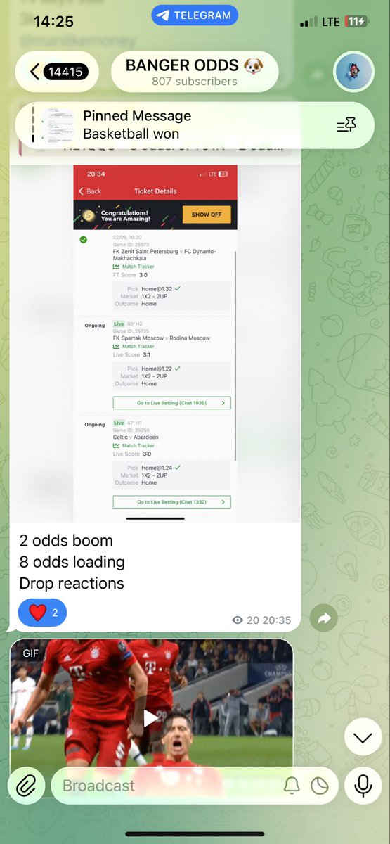 EstDabell's tweet photo. Yeah we boom 
Sporty bet code on telegram 
2 odds , 5 odds 100 odds 

https://t.co/46bV8oZg9p https://t.co/dFMybW8Xhd