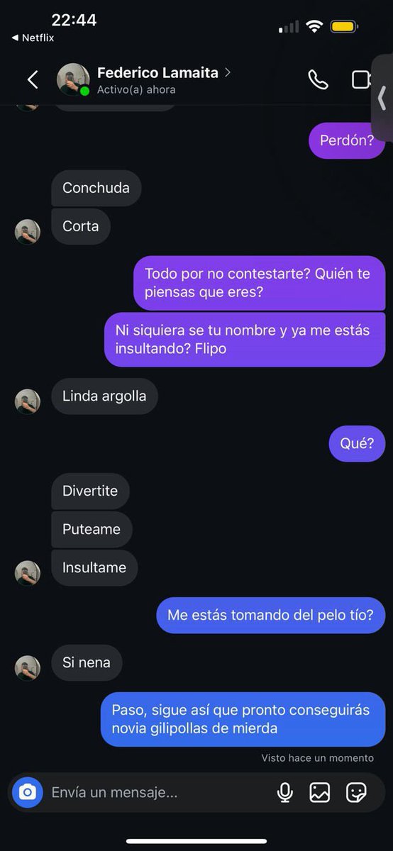 ssantiem's tweet photo. Caso Federico Lamaita: Desactivaron su Instagram, se sabe que desde su cuenta enviaba mensajes de acoso y hostigamiento a chicas de otros países, una de estas chicas vivía en España y lo llegó a escrachar, no se viralizó su escrache en Uruguay porque no habían conocidos en común https://t.co/C3WYpWwovT