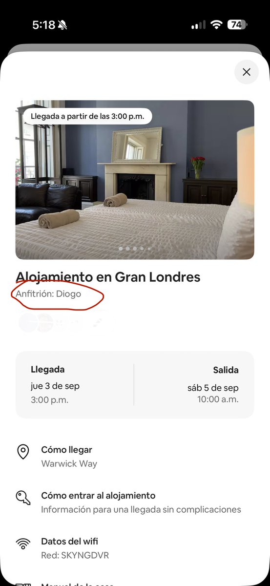 Majoavilaah's tweet photo. Hoy vengo a quejarme con @Airbnb 
Hicimos la reserva hace casi 2 meses, el anfitrion Diogo tenía buenas reseñas y por eso escogimos ese departamento. Nos dejó de contestar hace 2 semanas y hoy que llegamos no había “caja de seguridad con las llaves”… https://t.co/Svivq7qD4N