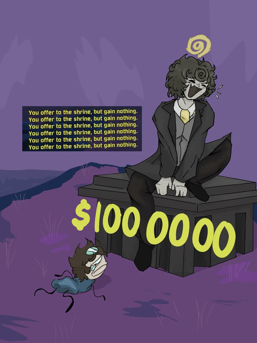 ChalkChomper10's tweet photo. Shrine of Chance gijinka #ROR2 https://t.co/DxT3mVOvkZ