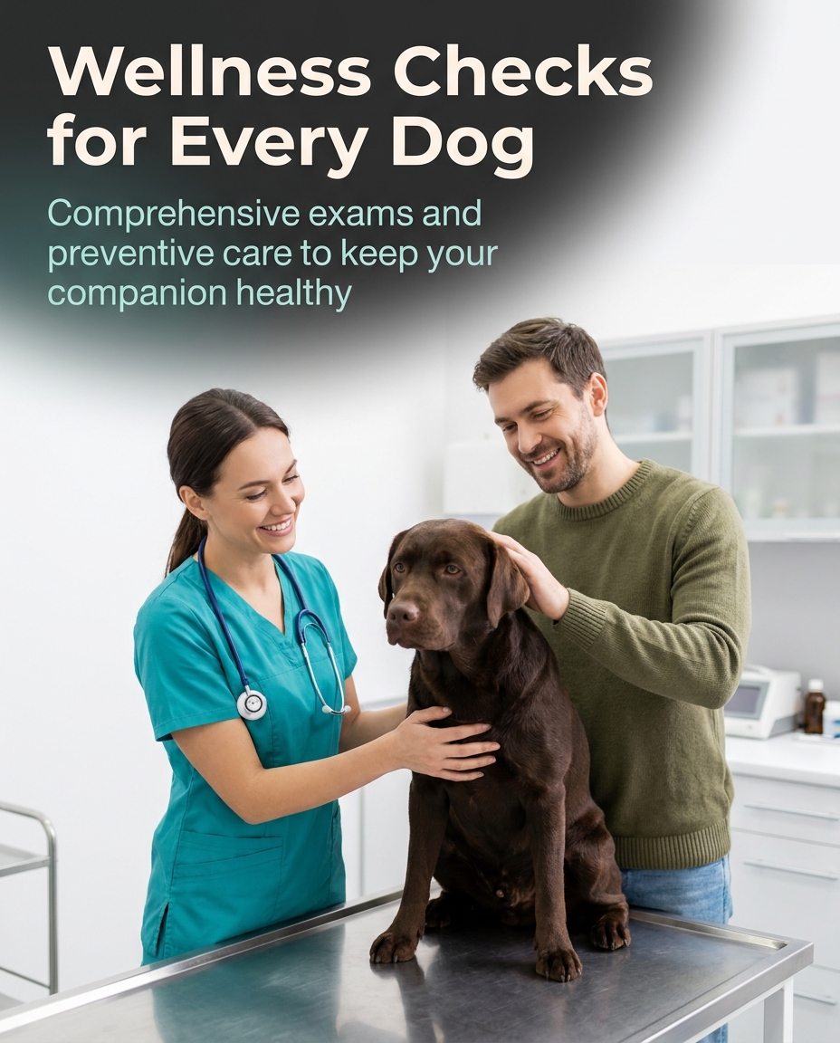 Veterinary_12's tweet photo. Early detection is the key to a healthy dog. Our comprehensive wellness exams provide the preventative foundation your dog needs for a long, happy life. Schedule a check-up today. #dogcare #dogaid #dogrescue #dogVeterinary #DogHealth #VetCare #PetWellness https://t.co/bIHiWP6Nps