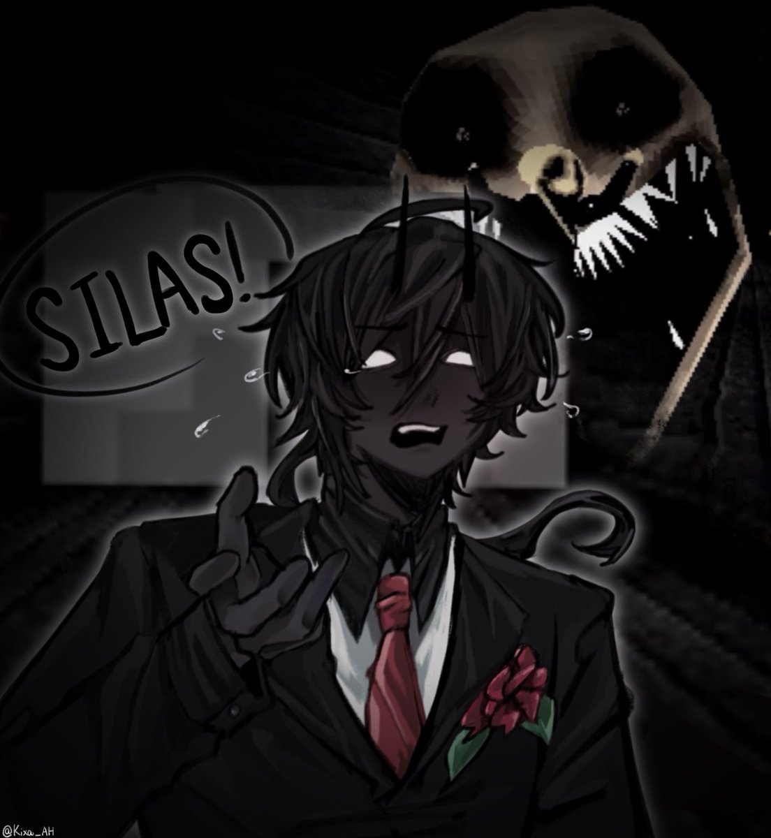 KixaAH's tweet photo. I dont know how to draw Silas #twixxel #twixxelfanart #silas https://t.co/PqRtTphRhf