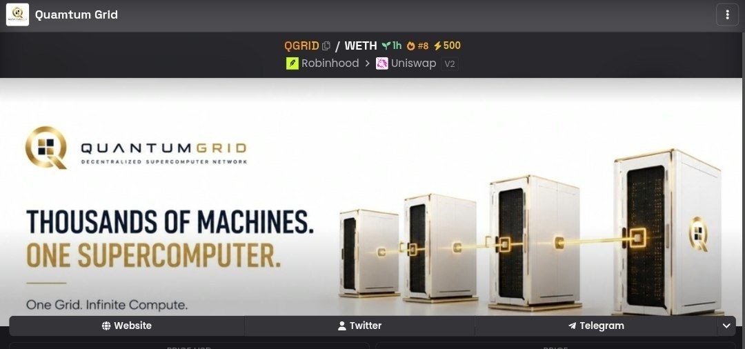 QgridGPU's tweet photo. Dexscreener update now Boost 500x 

0x7d4727a173aab10d158d6f164b671c92f99d6647

https://t.co/xEwF1naCMt https://t.co/yqN4DrmsZu