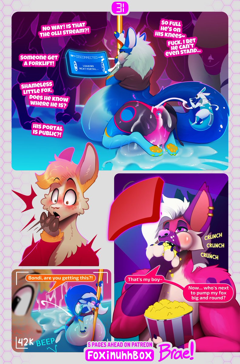 FoxinuhhBox's tweet photo. What a show... No hiding it now~ 🍿

#SideEffectsComic &amp; @braeburned • 31 https://t.co/i8Dy071k99