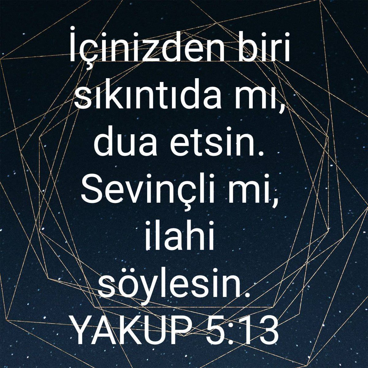 JulyetKuzik's tweet photo. YAKUP 5:13 TCL02
[13] İçinizden biri sıkıntıda mı, dua etsin. Sevinçli mi, ilahi söylesin. 

https://t.co/5ql3UrU6VG https://t.co/kPZYC4thJZ