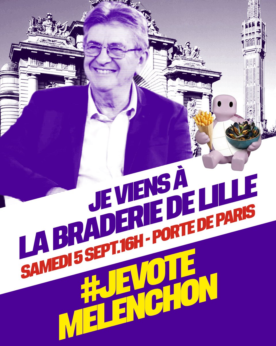 AdrienLebrun59's tweet photo. 🔥 Samedi, ça va être le feuuuu ! 

Je viens à la braderie de #Lille pour le discours de @JLMelenchon, le drag show avec @_la_harpie, @stargirlisdead et @barbara_rockwel et le DJset de Margaux59000

✊ RDV samedi dès 16h à Porte de Paris !

#JeVoteMelenchon https://t.co/DWCJOgFfU5