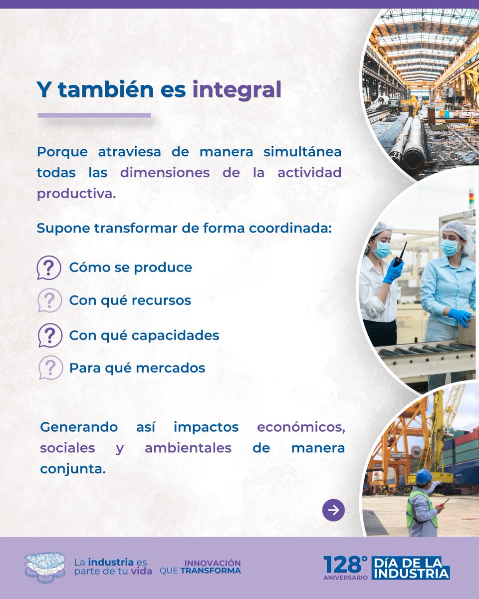 camindus's tweet photo. ➡️En la #industria, muchas de las innovaciones que generan valor no ocurren de un día para el otro. Se construyen a partir de conocimientos, experiencia, tecnología y decisiones que permiten mejorar la forma de hacer las cosas.

Son avances que, muchas veces, suceden dentro de las empresas sin hacer demasiado ruido, pero que 𝐩𝐮𝐞𝐝𝐞𝐧 𝐠𝐞𝐧𝐞𝐫𝐚𝐫 𝐠𝐫𝐚𝐧𝐝𝐞𝐬 𝐜𝐚𝐦𝐛𝐢𝐨𝐬 𝐞𝐧 𝐥𝐚 𝐩𝐫𝐨𝐝𝐮𝐜𝐜𝐢𝐨́𝐧, 𝐞𝐧 𝐥𝐚𝐬 𝐩𝐞𝐫𝐬𝐨𝐧𝐚𝐬 𝐲 𝐞𝐧 𝐥𝐨𝐬 𝐦𝐞𝐫𝐜𝐚𝐝𝐨𝐬.

🔄Porque en el sector, cada mejora cuenta y puede ser el comienzo de la siguiente.

Si tu empresa es socia #CIU te invitamos a sumarte a la muestra 𝐋𝐚 𝐢𝐧𝐝𝐮𝐬𝐭𝐫𝐢𝐚 𝐞𝐬 𝐩𝐚𝐫𝐭𝐞 𝐝𝐞 𝐭𝐮 𝐯𝐢𝐝𝐚: 𝐈𝐧𝐧𝐨𝐯𝐚𝐜𝐢𝐨́𝐧 𝐪𝐮𝐞 𝐭𝐫𝐚𝐧𝐬𝐟𝐨𝐫𝐦𝐚👉 https://t.co/K7nGXCb5zA

#IndustriaInnovadora💡
Somos #MotordeDesarrollo⚙️
