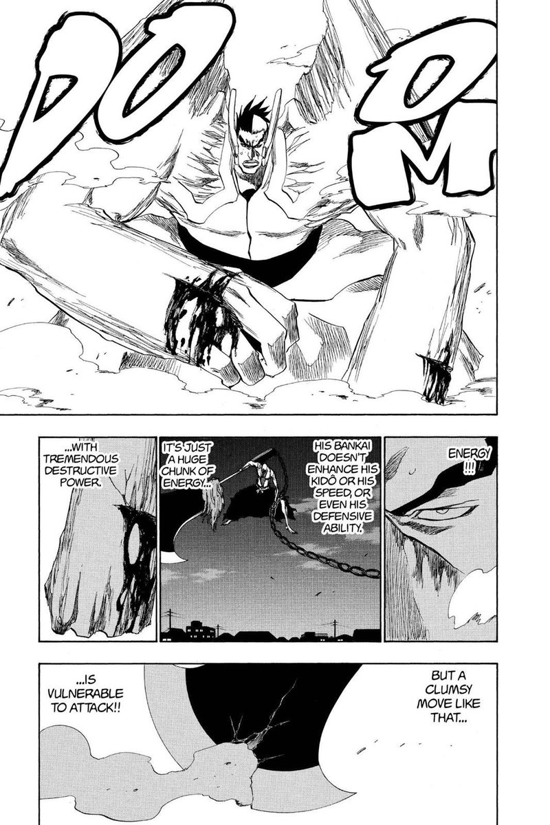 ThickCalvedSage's tweet photo. 1: Prove that “near” isn’t in the kanji 
2: AP isn’t always derived from speed. Ikkaku is actually the WORST person you can pull from for this because his bankai EXCLUSIVELY amps AP 💀

WHY DO I KNOW BLEACH BETTER THAN THE BLEACH GUYS BRO 💀 I’M A NARUTO YOUTUBER https://t.co/pi8AZbUzxo